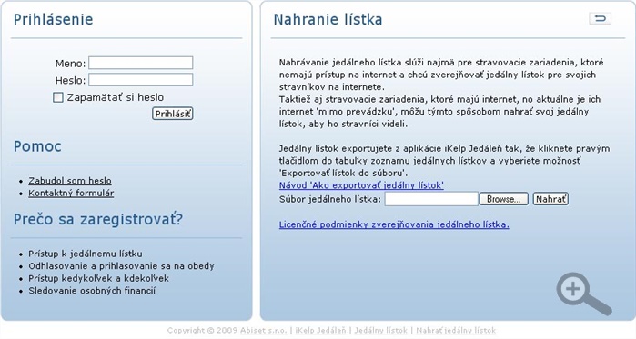 Nahranie jedálneho lístka Nahranie_jedalneho_listka