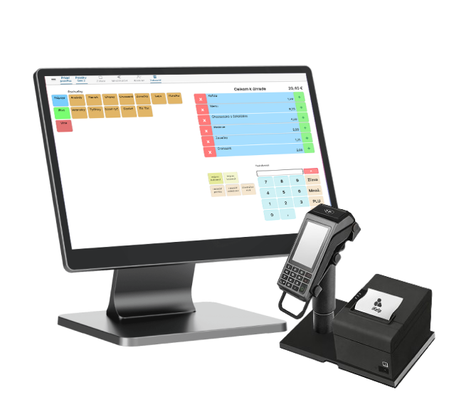 SWAN All-in-one 15 palcov - profi pokladničn&aacute; zostava iKelp