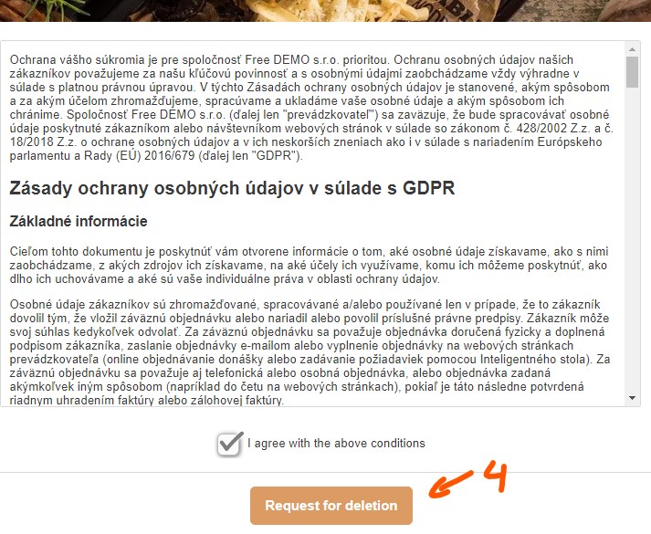 GDPR consent profile GDPR consent profile