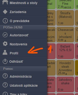 App menu navigation profile App menu navigation profile