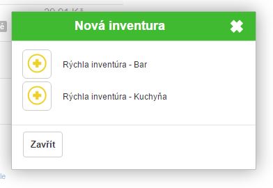 Nová inventura - Rychlá inventura