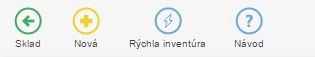 Zoznam úkonov, ktoré je možné v zoznam inventúr vykonať Zoznam úkonov, ktoré je možné v zoznam inventúr vykonať