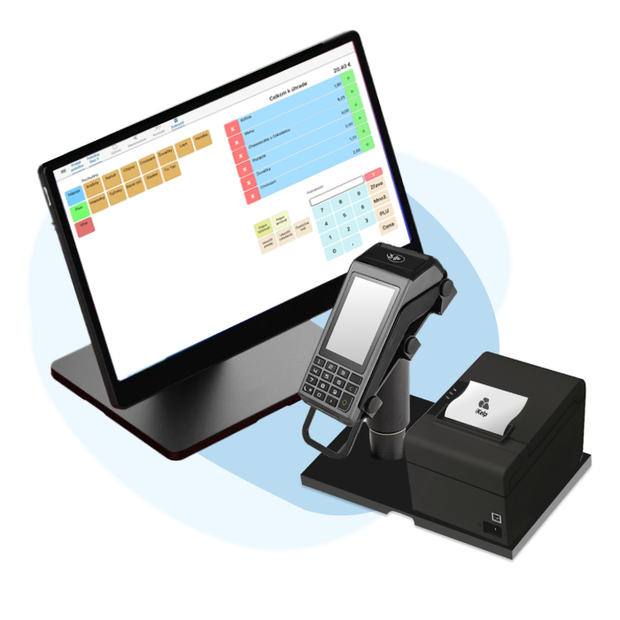 Combo Tablet 15“ eKasa + terminál + printer