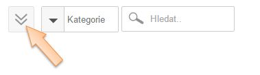 Hledání pomocí filtru aktivujete kliknutím na ikonu Zobrazit rozšířený filtr Hledání pomocí filtru aktivujete kliknutím na ikonu Zobrazit rozšířený filtr